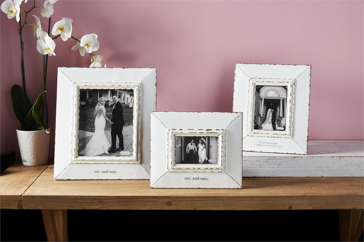 MUD PIE CHOOSE YOU EVERY TIME DISTRESSED FRAME