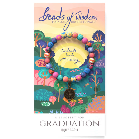 Jilzarah Graduation Beads of Wisdom Bracelet