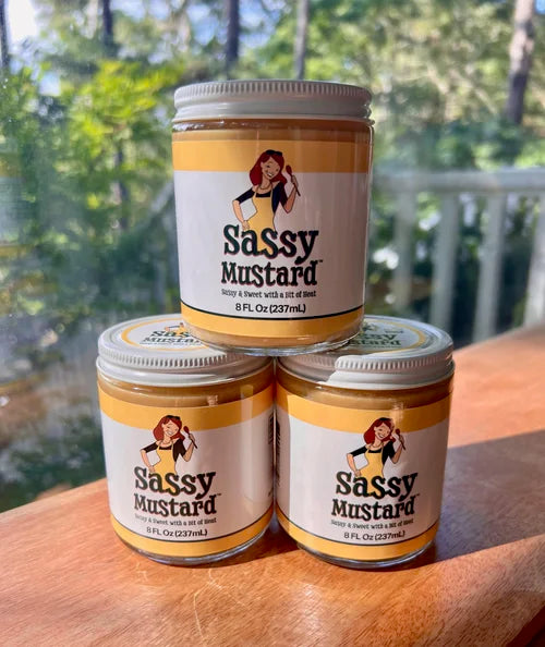 SASSY MUSTARD JARS - ORIGINAL