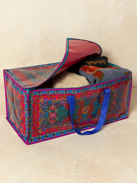 Natural Life Better Than A Box Packing Tote Set-Red Folk Flower