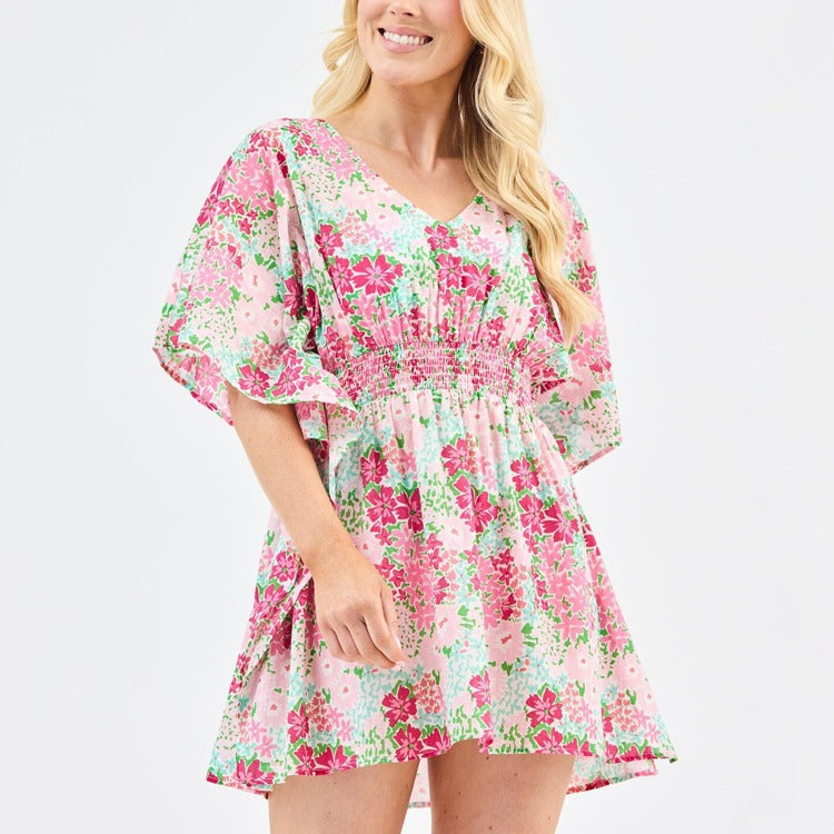 Mary Square Short Priscilla Dress Petal Perfect