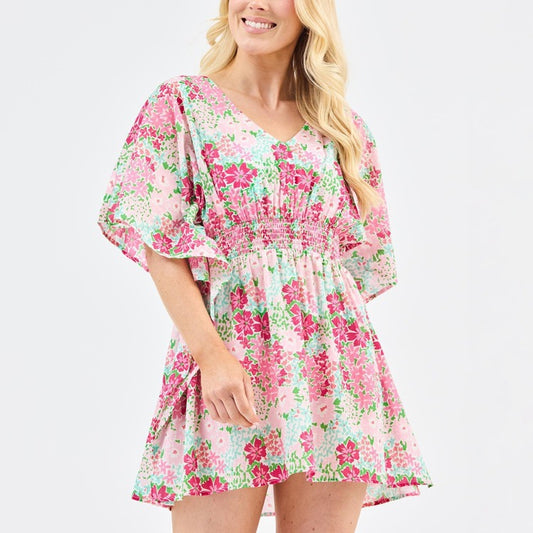 Mary Square Short Priscilla Dress Petal Perfect