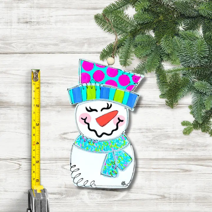 Dk Designs Pink and Teal Showgirl Ornament