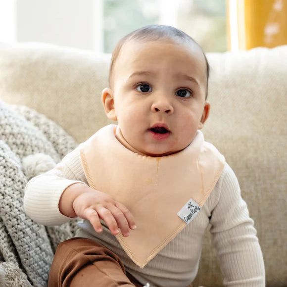 COPPER PEARL RYDER BANDANA BIB SET