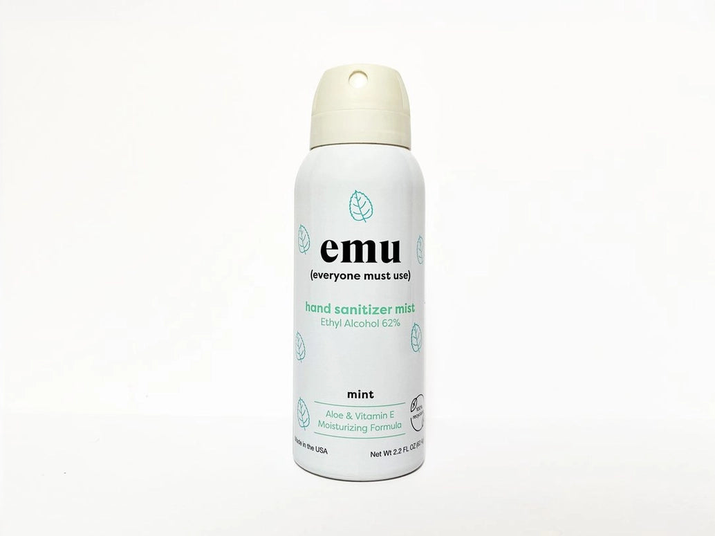 Emu Moisturizing Hand Sanitizer Mist 2.2oz Mint