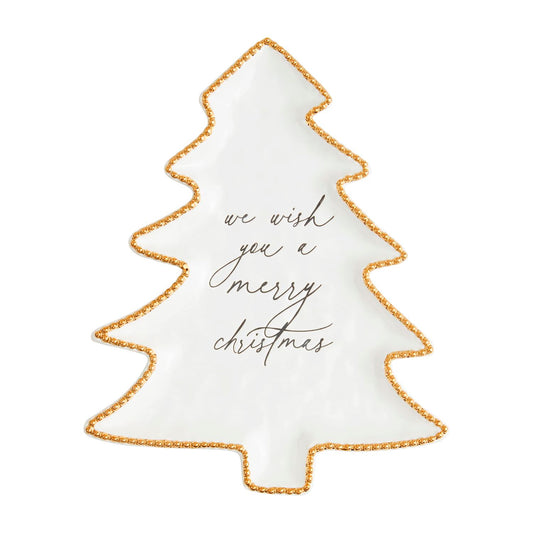 Mud Pie  Wish You A Merry Christmas Bead Tray