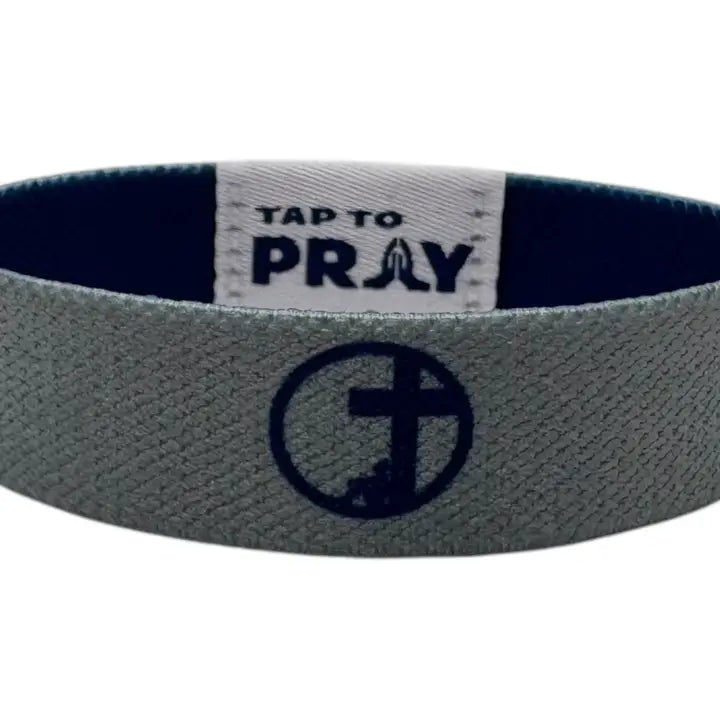 Versible Tap To Pray™ Wristbands - Navy & Grey