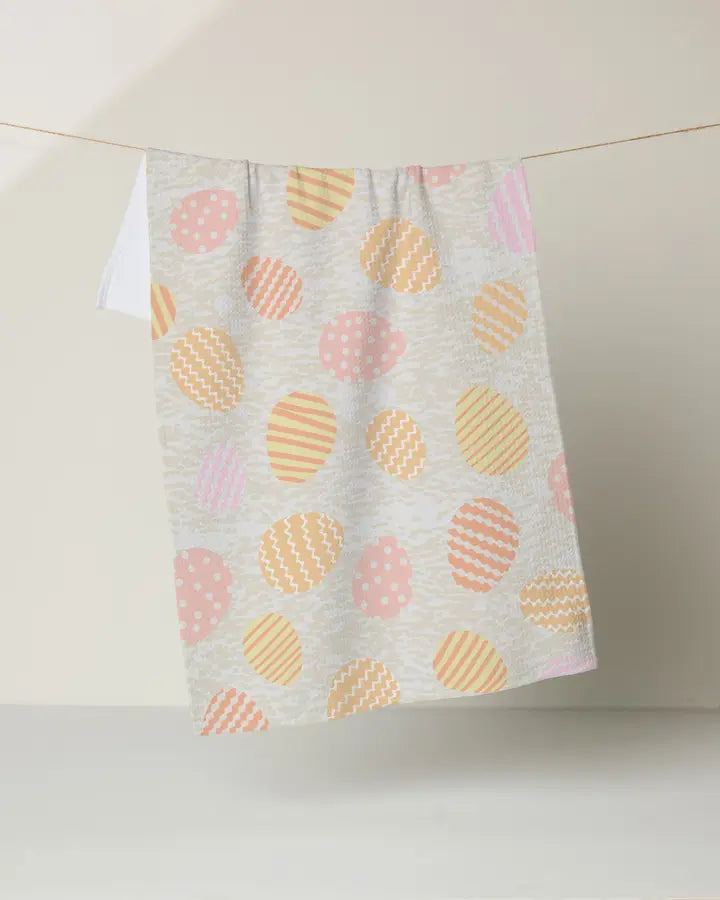 Geometry Buttercream Easter Tea Towel