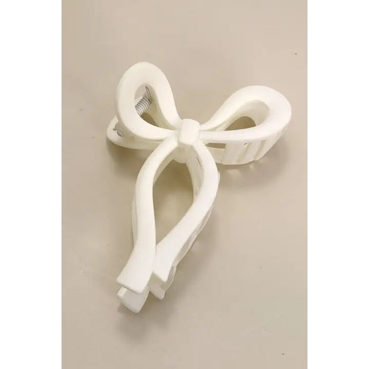 Large Bow Hair Clip Retro Simple Claw Clips