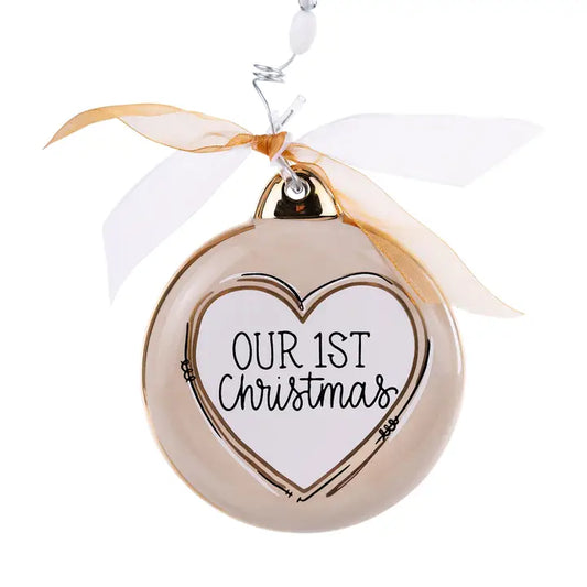 Glory Haus Our First Christmas Puff Ornament