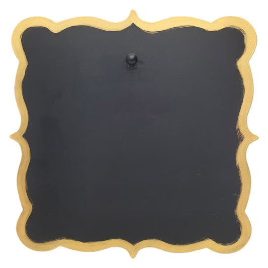 The Round Top Collection Black & Gold Scallop Display Board