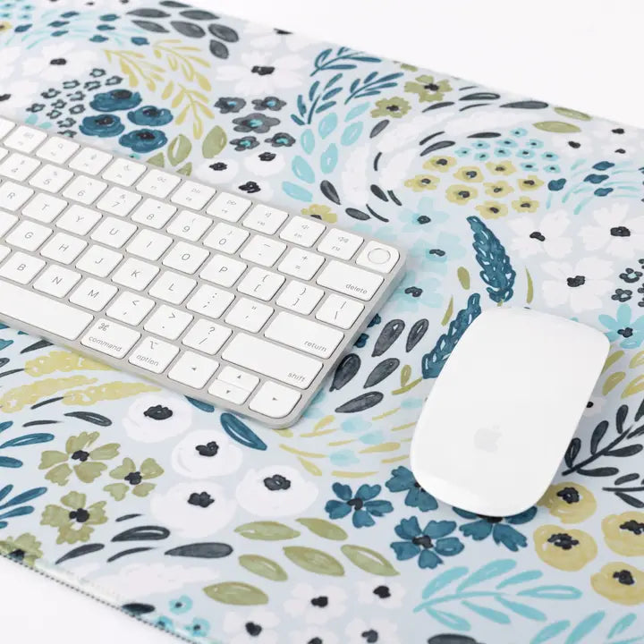 Elyse Breanne Design Waterfall Floral Desk Pad-Small