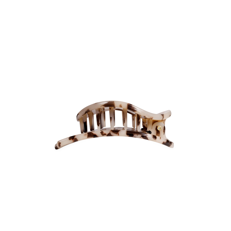 Teleties Blonde Tortoise | Small | Flat Circle Hair Clip