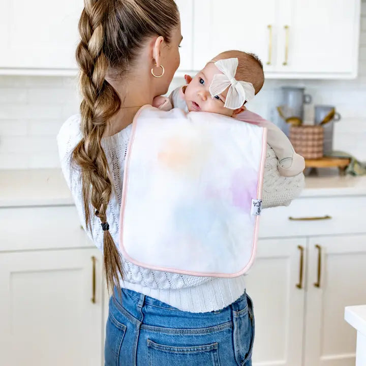 Copper Pearl Premium Burp Cloths - Flora