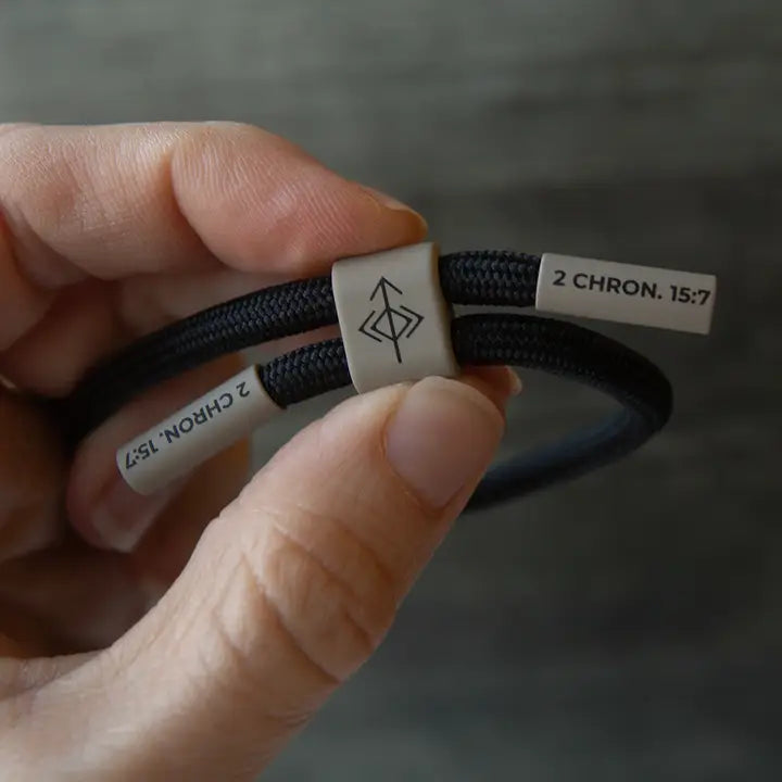 THE PRAYER I SHARE Don't Give Up Bracelet, Christian Cord Bracelet