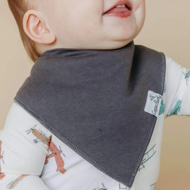 Copper Pearl Baby Bandana Bibs - Ace