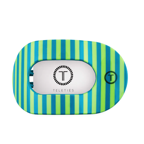Teleties Cabana Cutie Large Flat Round Hair Clip