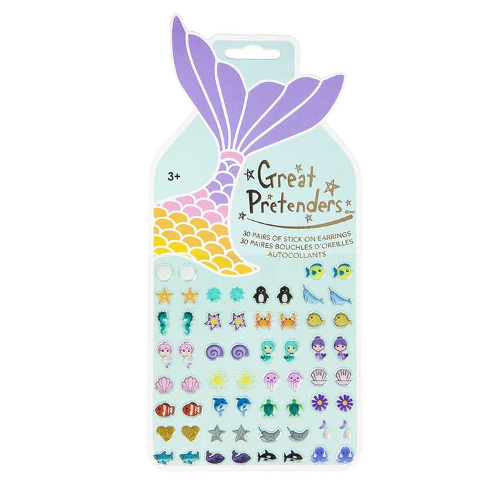 Great Pretenders Mermaid Sticker Earrings (30 Pairs)