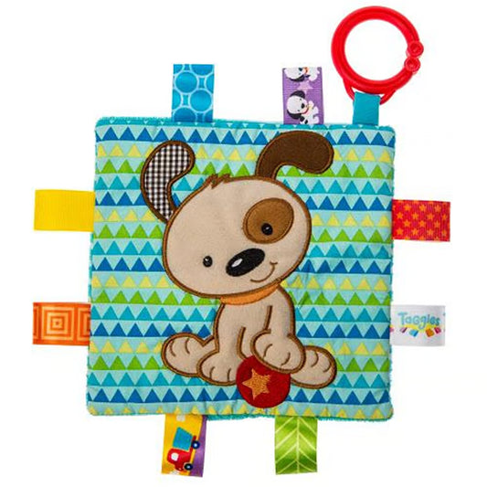 MARY MEYER Taggies Crinkle Me Brother Puppy