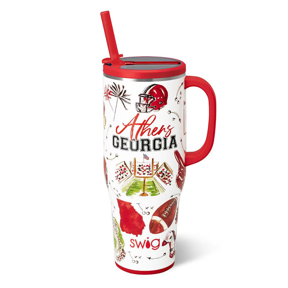 Swig Life Tailgates In Athens Mega Mug 40oz