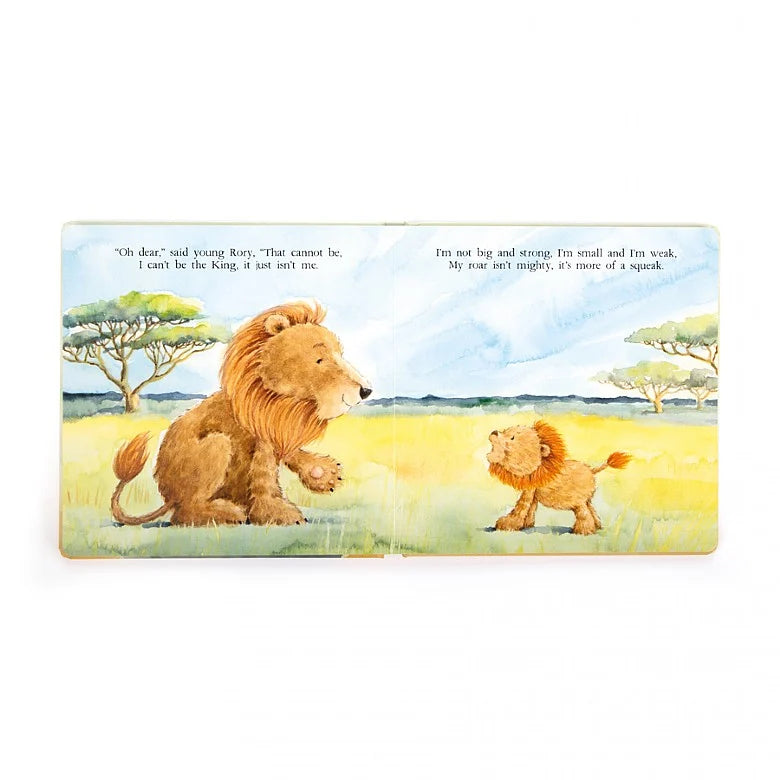 Jellycat The Very Brave Lion Book H9" X W9"