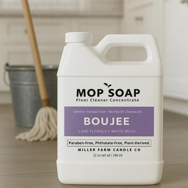 Miller Farm Candle Co Mop Soap Concentrated Floor Cleaner – 32 oz-Boujee
