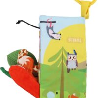 Bebe Mondo Tails Cloth Book Jungle with Teether