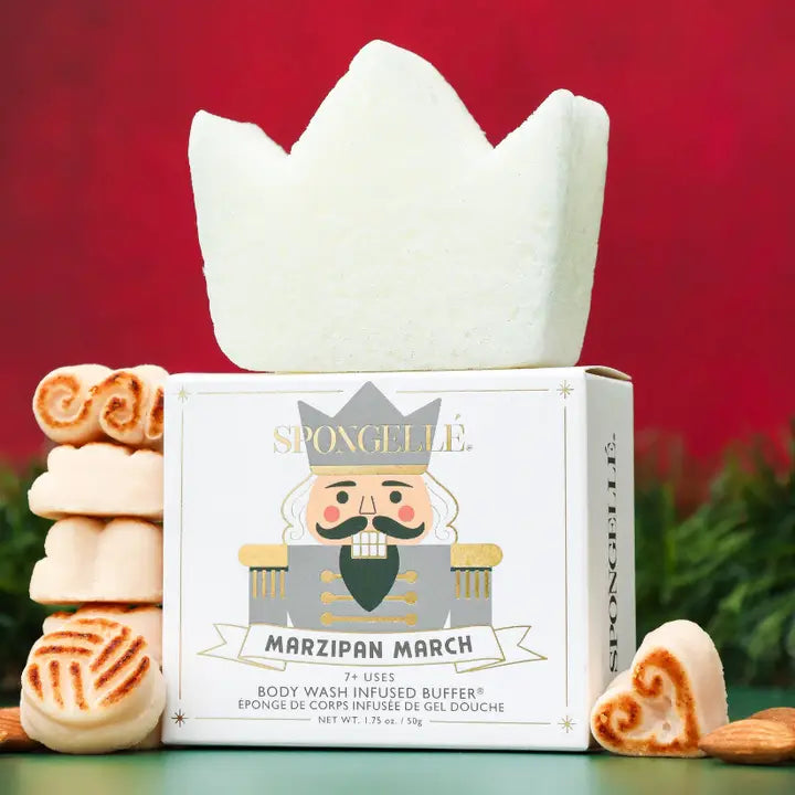 Spongelle Marzipan March Nutcracker Holiday Body Buffer