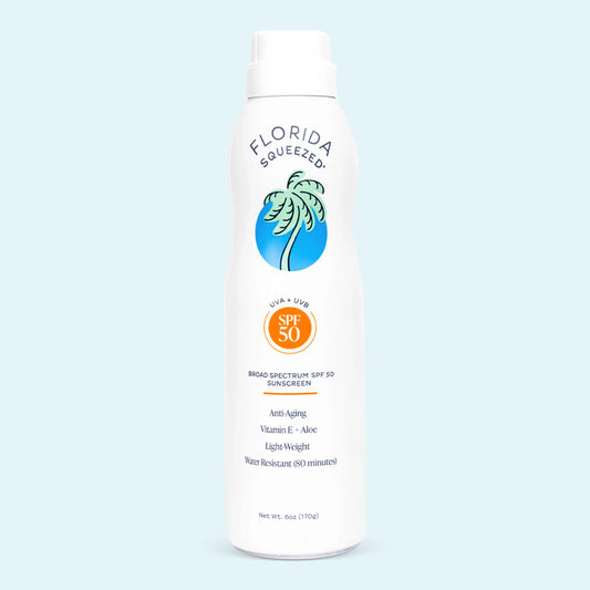 Florida Squeezed SPF 50 Sunscreen Non-Aerosol Spray