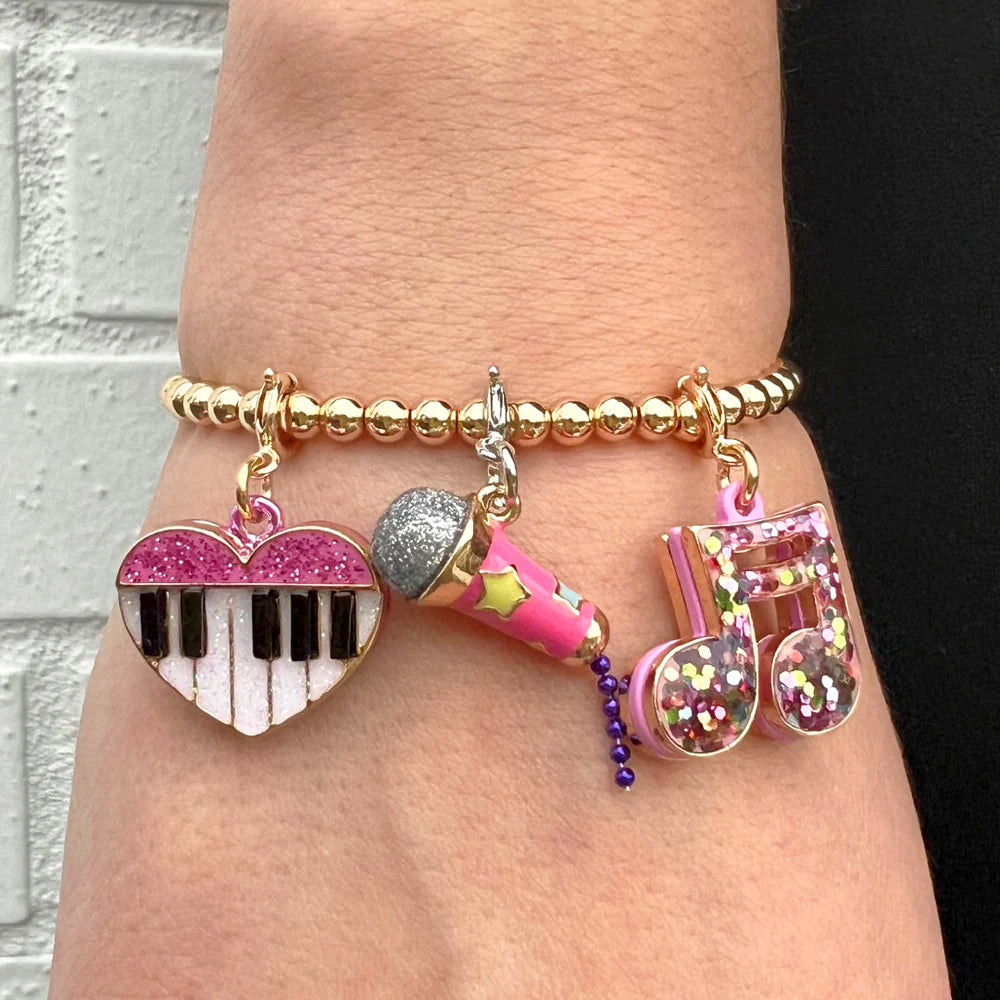 Charm It! Star Microphone Charm