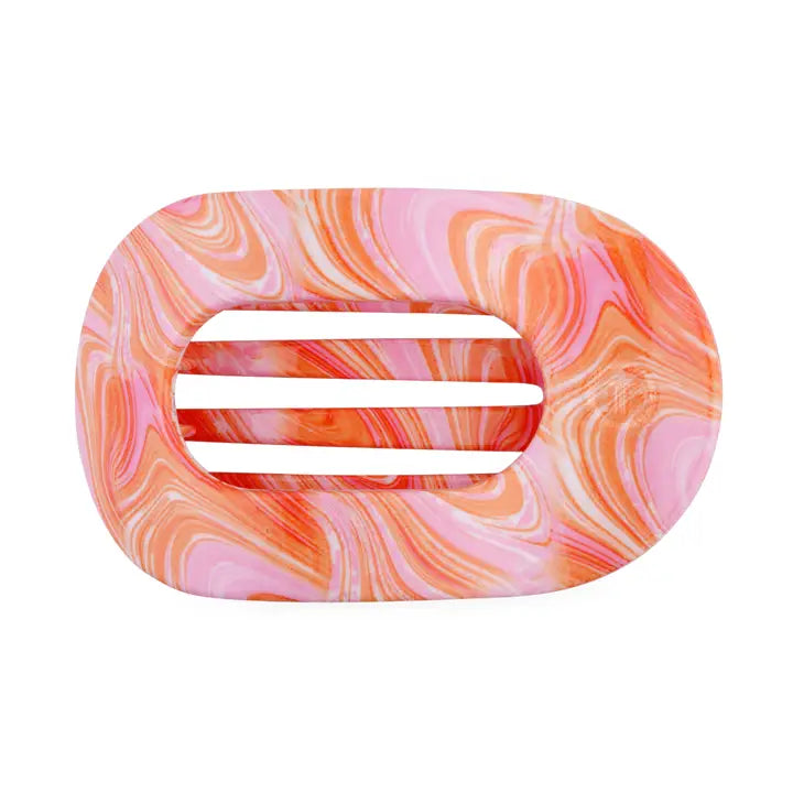 Teleties Just Keep Swimming | Medium | Flat Round Hair Clip