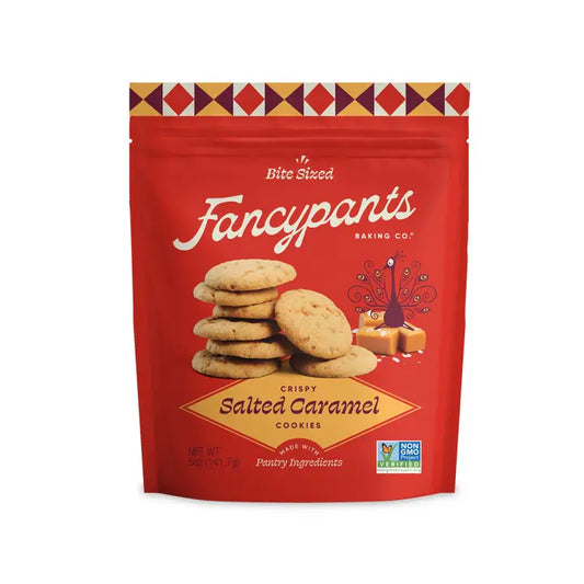 Fancypants Baking Co. Salted Caramel Cookies | Premium Snacks | 5oz
