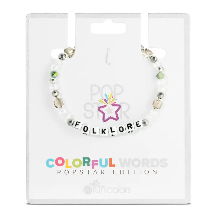 My Fun Colors Pop Star Inspired Bracelet - Folklore