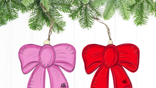 DK Designs Bow Ornament