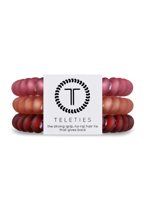 TELETIES LARGE HAIR TIES - SPICY