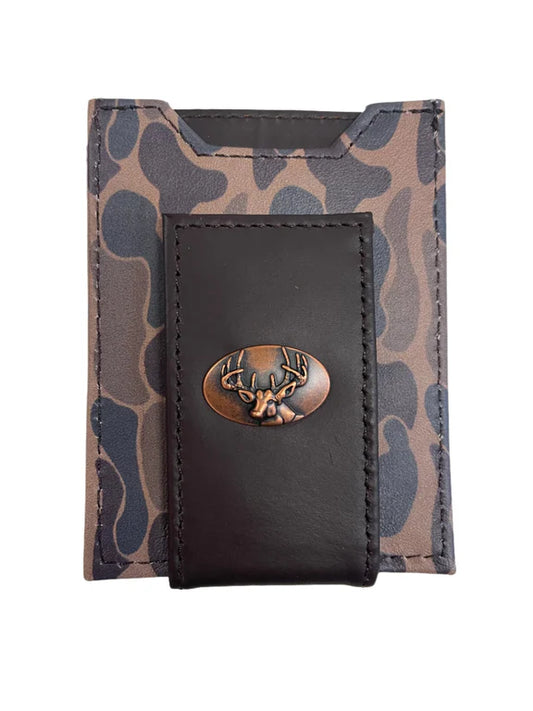 Zep-Pro Buck Old School Camo Front Pocket Wallet