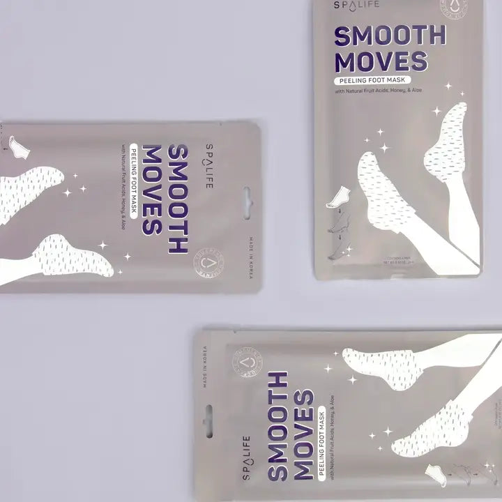 My Spa Life Smooth Moves Peeling Foot Mask with Natural Fruit Acids