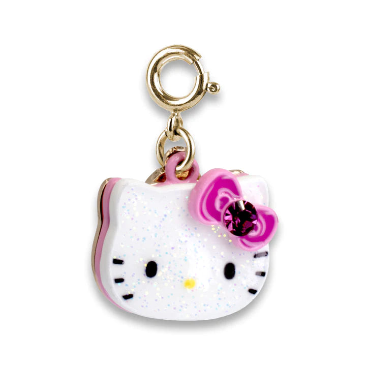 Charm It! Gold Glitter Hello Kitty Charm