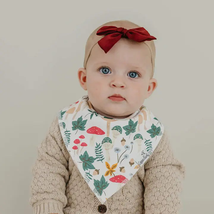 Copper Pearl Baby Bandana Bibs - Ivy