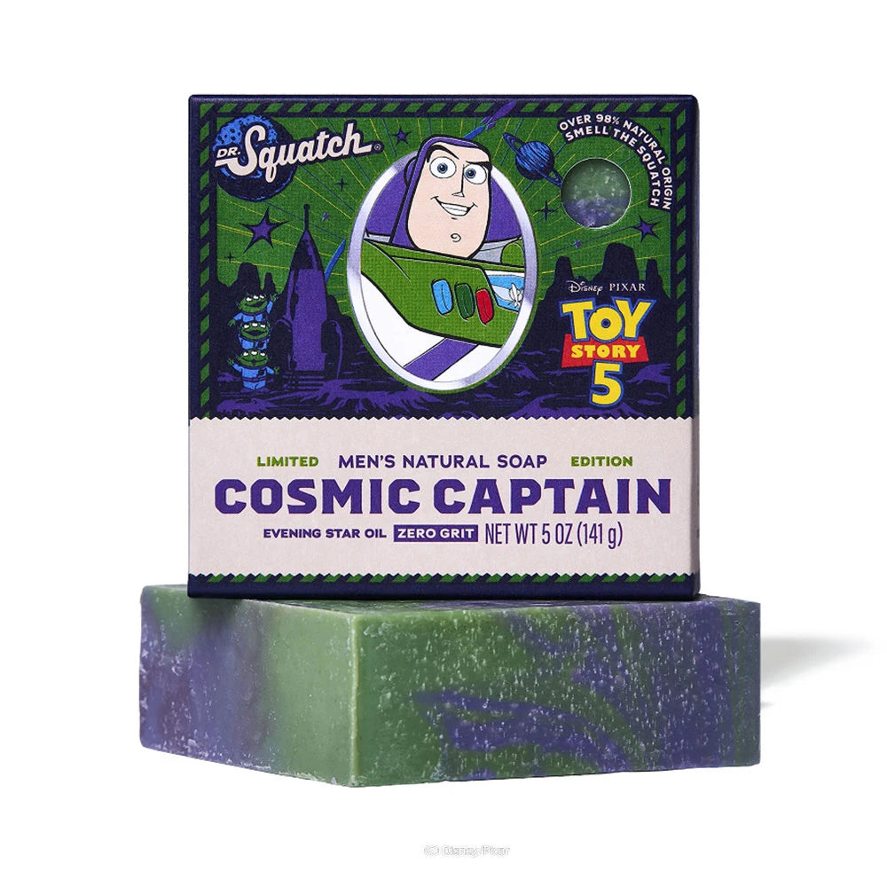 Dr. Squatch x Toy Story 5: Cosmic Captain Bar Soap