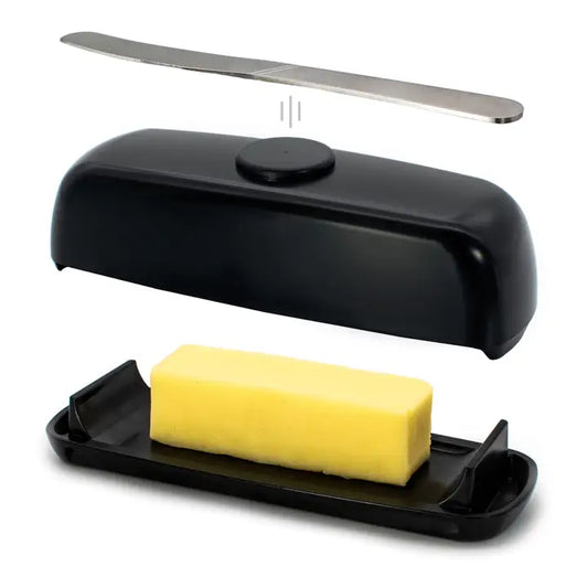Butter Hub Magnetic Butter Dish-Black