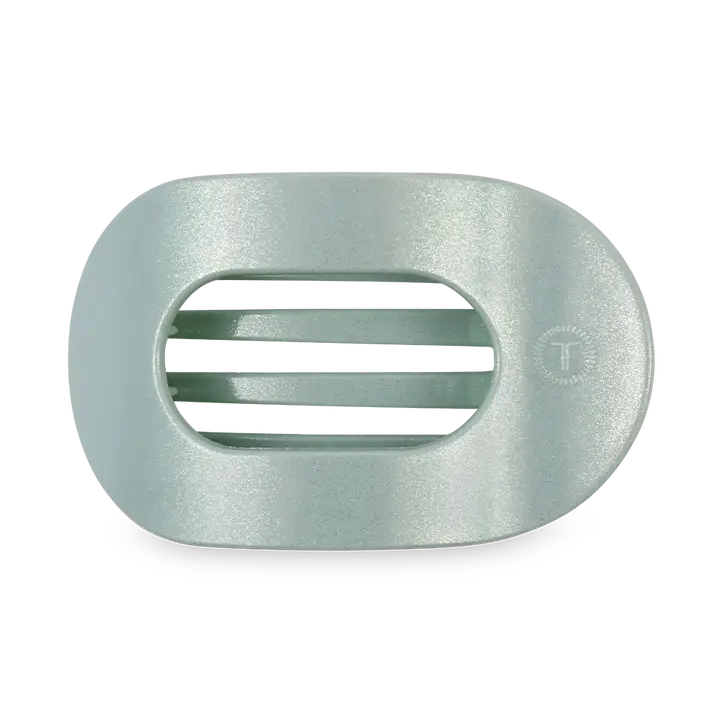 Teleties Flat Round Hair Clip | Tiny | Dew Drop