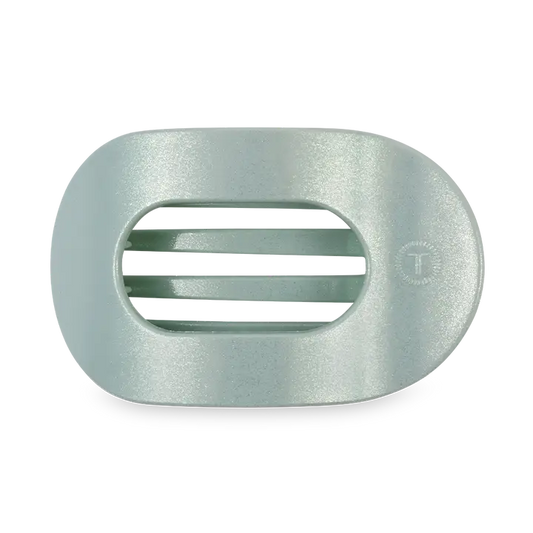 Teleties Flat Round Hair Clip | Tiny | Dew Drop