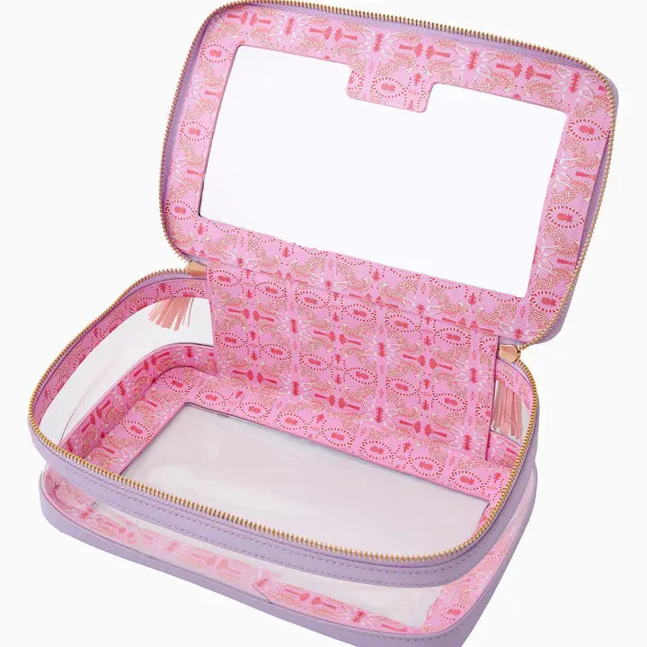 Oh My Mahjong Lavender Tile Storage Bag
