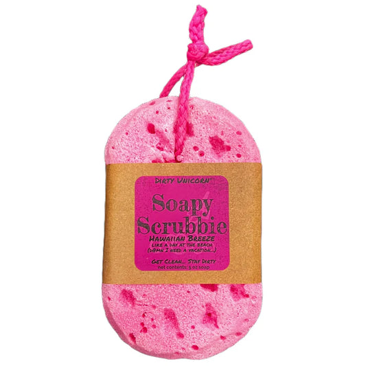 Dirty Unicorn Hawaiian Breeze Soapy Scrubbie