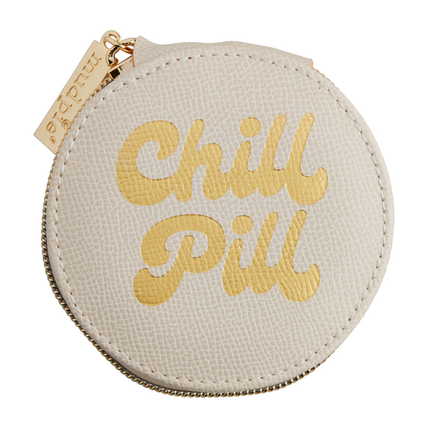 MUD PIE TAN CHILL PILL CASE