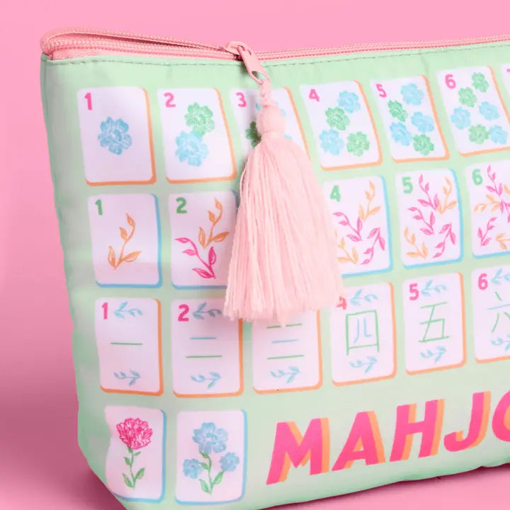 Mahjong Tile Bag - Nylon Zipper Bag