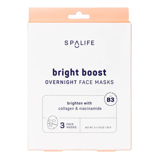 My Spa Life Bright Boost – Brightening Overnight Face Masks - 3 Pieces