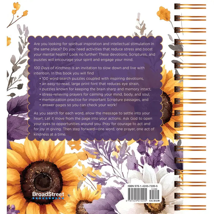 100 Days of Kindness (Word Search Devotional)