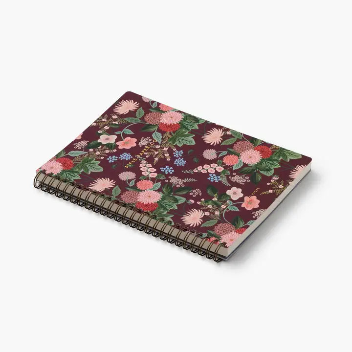Rifle Paper Co. Dahlia Spiral Notebook